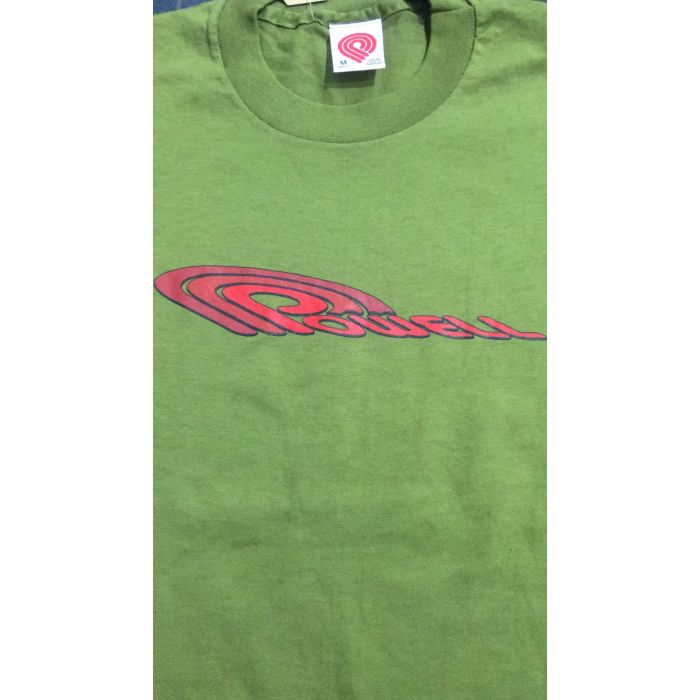 Camiseta de manga larga Powell Logo. Color: Verde